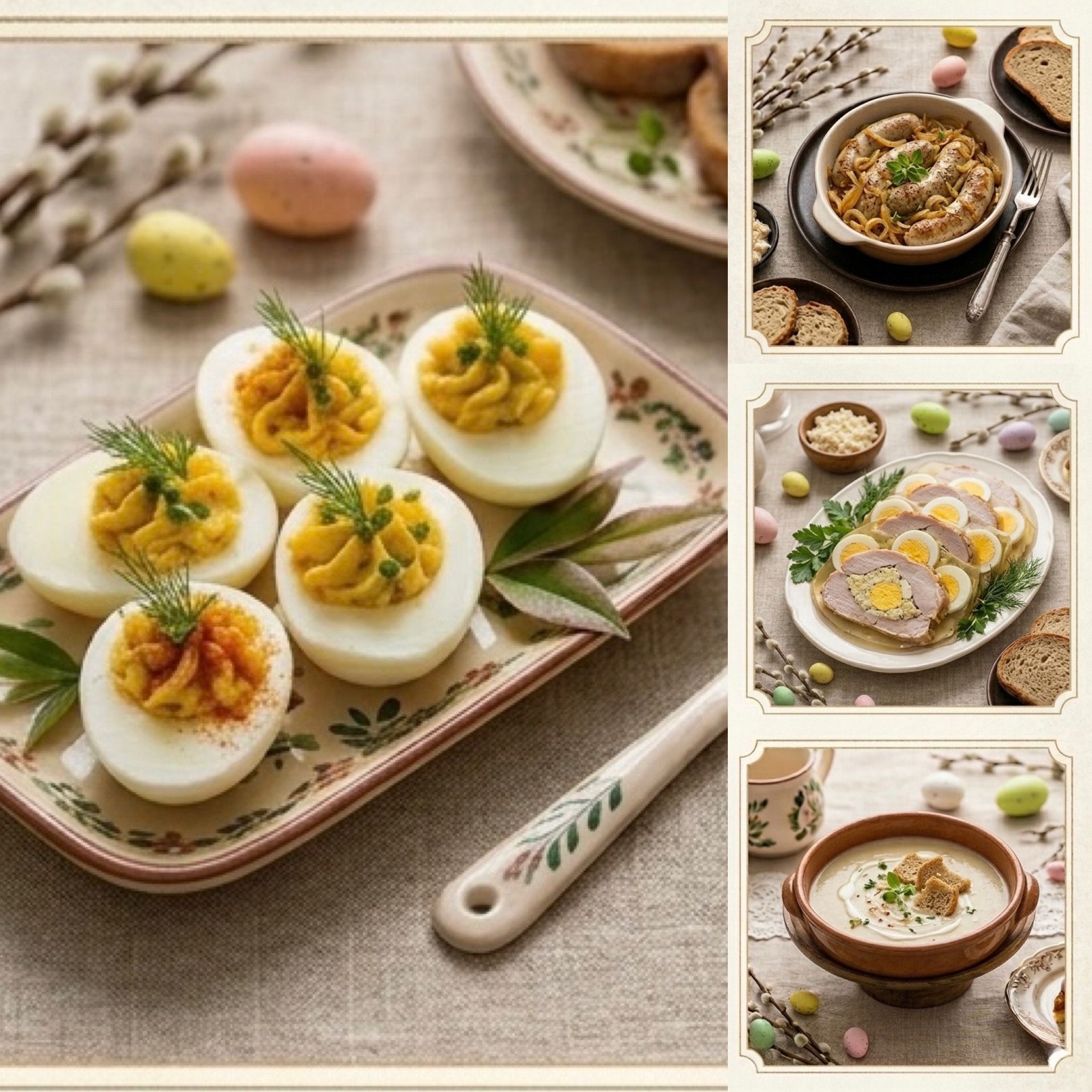 Wielkanocny zestaw biesiadny dla 8-12 osób