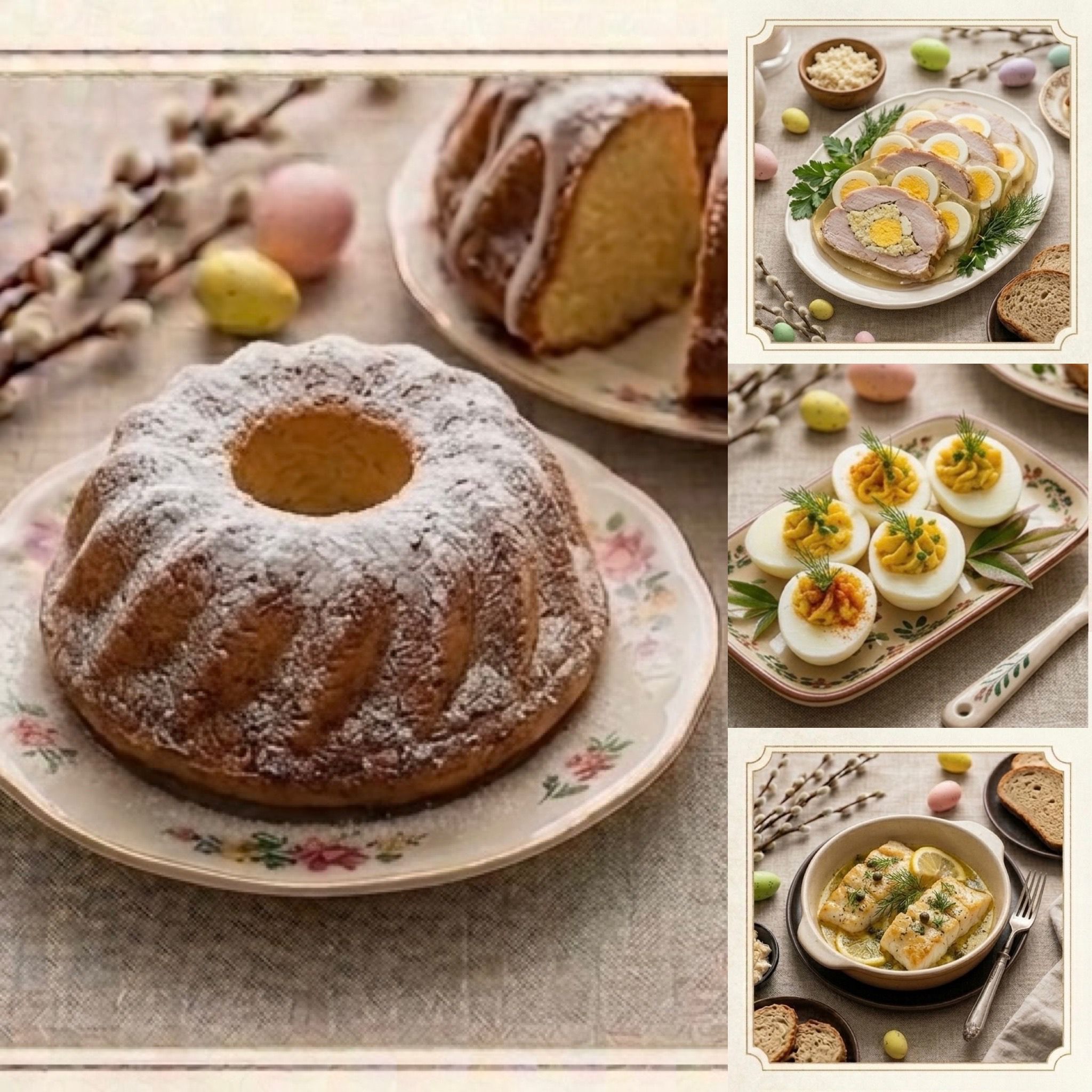 Wielkanocny zestaw szlachecki Gospodyni Kulinernej dla 12 osób