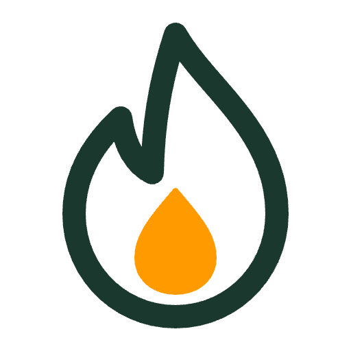 Płomień symbolizujący kaloryczność